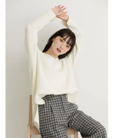 AMERICAN HOLIC ＭｉｘヤーンＶネックニットプルオーバー