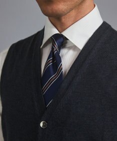 GOTAIRIKU 体温調整に【洗える/チクチクしにくい/ピリングしにくい】イタリア糸 ハイゲージ ベスト_WOOL100%