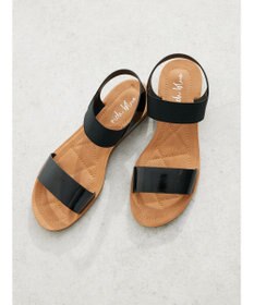 Green Parks ・ｒｉｃｈ　ｂｌｕｅ　ゴムストラップサンダル