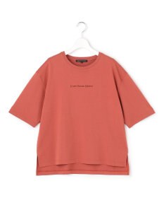 23区 【先行予約】ドロップショルダー メッセージ ロゴTシャツ