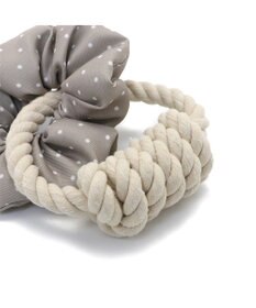 PET PARADISE ペットパラダイス 引っ張り シュシュ トイ  《 花柄 / ドット柄 》