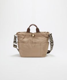 TOPKAPI 【TREASURE TOPKAPI】ナイロン パターンベルト付き 2way トートバッグ / 8ポケット