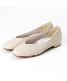 AcureZ Vカットフラットパンプス「母趾にやさしい美パンプス」