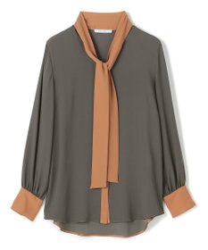 BEIGE， 【WEB限定】MAKALU / ボウタイブラウス