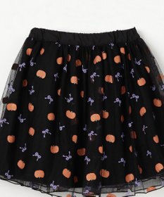 ANY KIDS ラメチュールフレアスカート