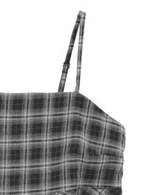 earth music&ecology イレヘムチェックキャミチュニック