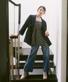 earth music&ecology イレヘムチェックキャミチュニック