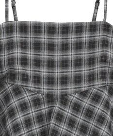 earth music&ecology イレヘムチェックキャミチュニック