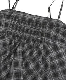 earth music&ecology イレヘムチェックキャミチュニック