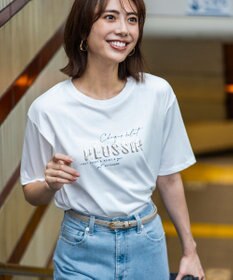 ANY SIS 【洗える】ロゴ刺繍 Tシャツ