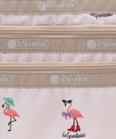 LeSportsac 3ZIP COSMETIC/フラミンゴパーティー