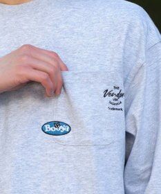 WEGO ポケット刺繍BIG　T（長袖）