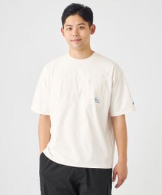 SHARE PARK MENS 【UVカット・吸水速乾・ストレッチ・軽量 】バックプリントポケットTシャツ（L・XLサイズ）