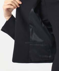 自由区 FORMAL 【お受験/セレモニーに】濃紺　洗える/衿取り外し　ワンピース+ジャケット