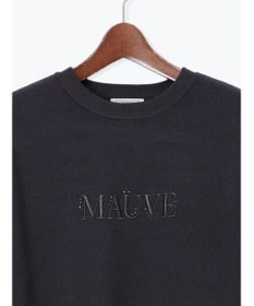 Te chichi パール&ウレタン刺繍ロゴニット