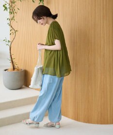 Green Parks 楊柳ドッキングフレンチプルオーバー