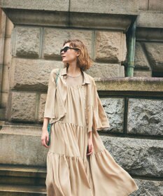 GRACE CONTINENTAL シアーポンチョシャツ