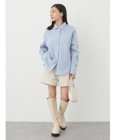 earth music&ecology パールボタンシャツ