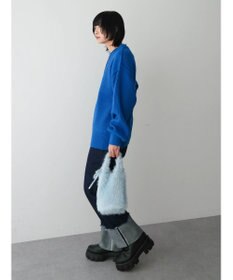 Green Parks 洗える　アゼ編みニットプルオーバー