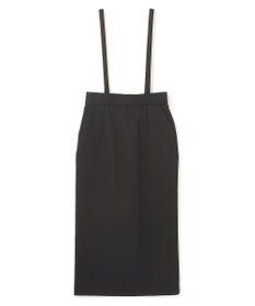 uncrave 【防しわ・UVカット・洗濯機洗い可】バルキーツイル スカート(サスペンダー付き)（uncrave STANDARD）