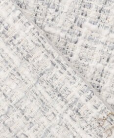 J.PRESS LADIES ファンシーツイード ノーカラー ジャケット