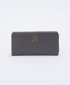 russet モノグラムプレートラウンドジップウォレット(SO-372)