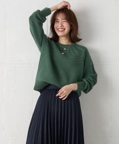 ANY 【洗濯機可能】ソフトアクリル求心ニット