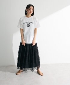 Green Parks ・ＥＬＥＮＣＡＲＥ　ＤＵＥ　レースティアードスカート