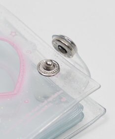 WEGO 【痛バ＆推し活グッズ】クリアハートIDフォトアルバムキーホルダー