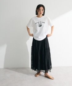 Green Parks ・ＥＬＥＮＣＡＲＥ　ＤＵＥ　レースティアードスカート