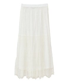 Green Parks ・ＥＬＥＮＣＡＲＥ　ＤＵＥ　レースティアードスカート