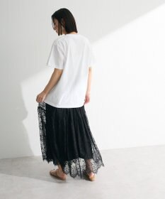 Green Parks ・ＥＬＥＮＣＡＲＥ　ＤＵＥ　レースティアードスカート