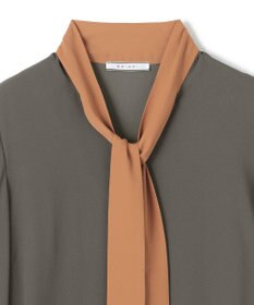 BEIGE， 【WEB限定】MAKALU / ボウタイブラウス