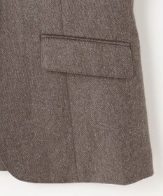 J.PRESS LADIES 【セットアップ対応】ウールストレッチツイード テーラード ジャケット