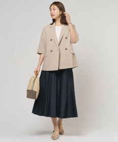 J.PRESS LADIES S BREEZ COOL トロ ハーフスリーブ ダブル ジャケット