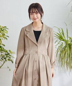 Tiaclasse 【洗える】フレアトレンチコート