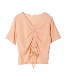 earth music&ecology ポコポコギャザードロストプルオーバー