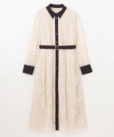 GRACE CONTINENTAL レーススパンコールワンピース