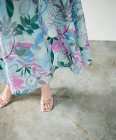 GRACE CONTINENTAL フルーツ刺繍フレアスカート