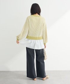 Green Parks 配色リブドッキングチュニック