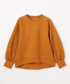 ANY L ロゴ刺繍ダンボールトレーナー