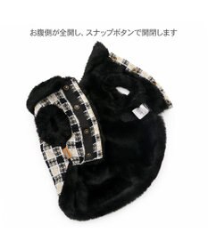 PET PARADISE スヌーピー 黒ツイード ベスト  中型犬