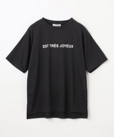 ANY 【汗ジミ防止加工】シルケットスムース半袖ロゴTシャツ