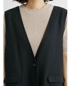 Green Parks ジレにもなる２ｗａｙＶネックジャンスカ