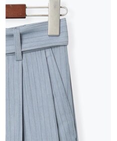 Te chichi ピンストライプタックワイドパンツ