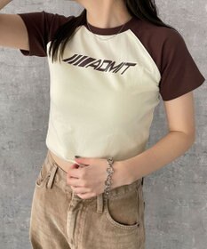 WEGO パイピングラグランT