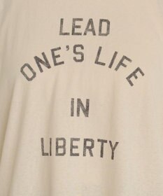 WEGO 【ANGIE VINTAGE】スラブ天竺ロゴプリントTシャツ