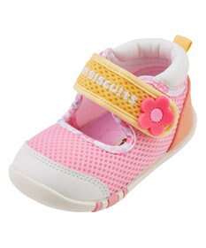 MIKI HOUSE HOT BISCUITS 【11.5-13.5cm】 ワンストラップ風 ダブルラッセル ファーストベビーシューズ
