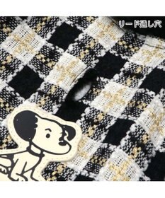 PET PARADISE スヌーピー 黒ツイード ベスト  中型犬