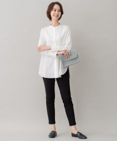 自由区 【洗える】ストレッチシャーティング ブザムシャツ